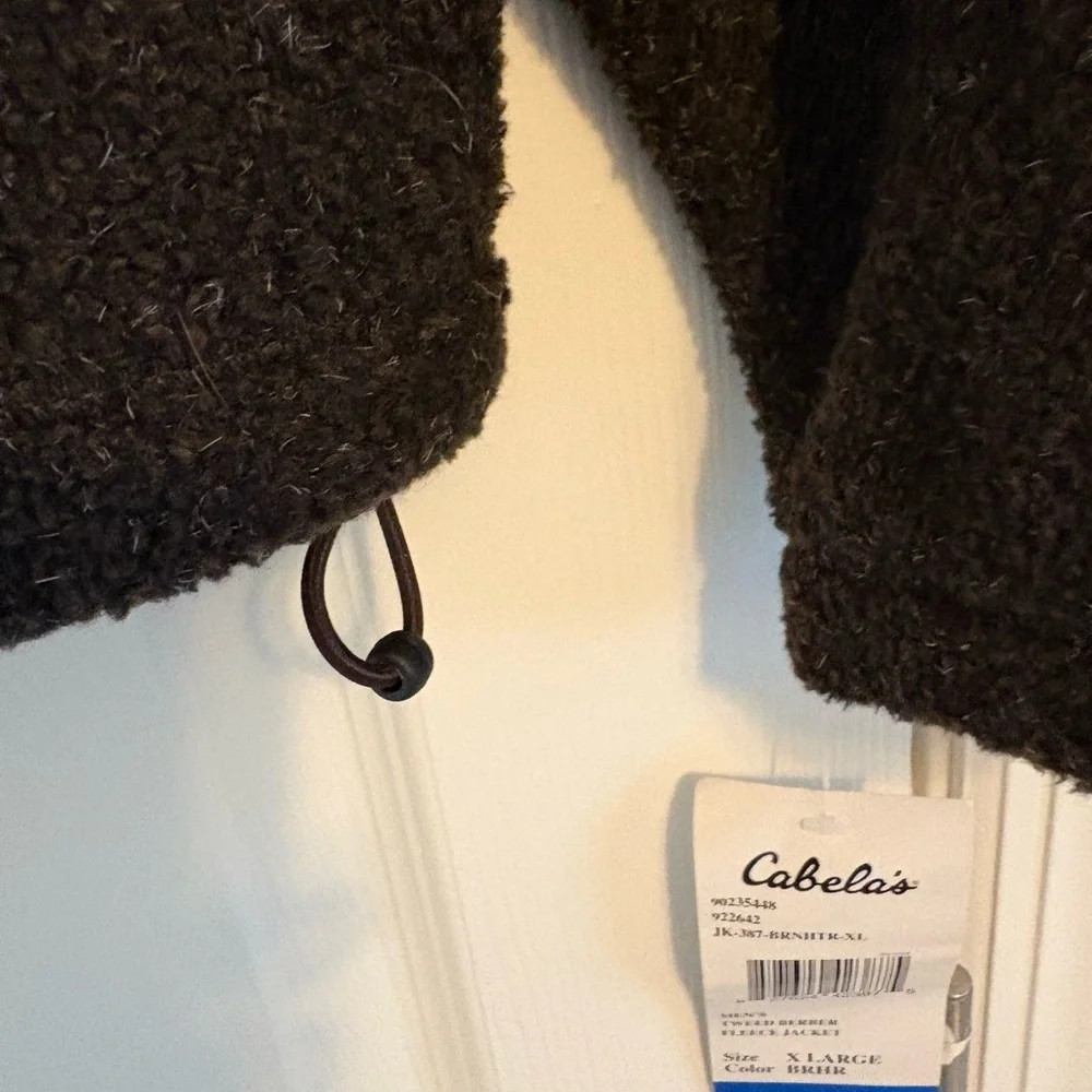 🔥 NWT Cabela’s Berber Fleece Jacket | Men’s XL | Rugged Outdoor Classic
